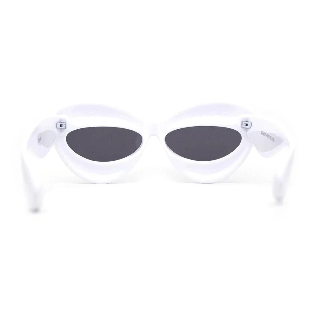 White Sunglasses Women Fashion Designer Candy Color Luxury Beach Festival  Party